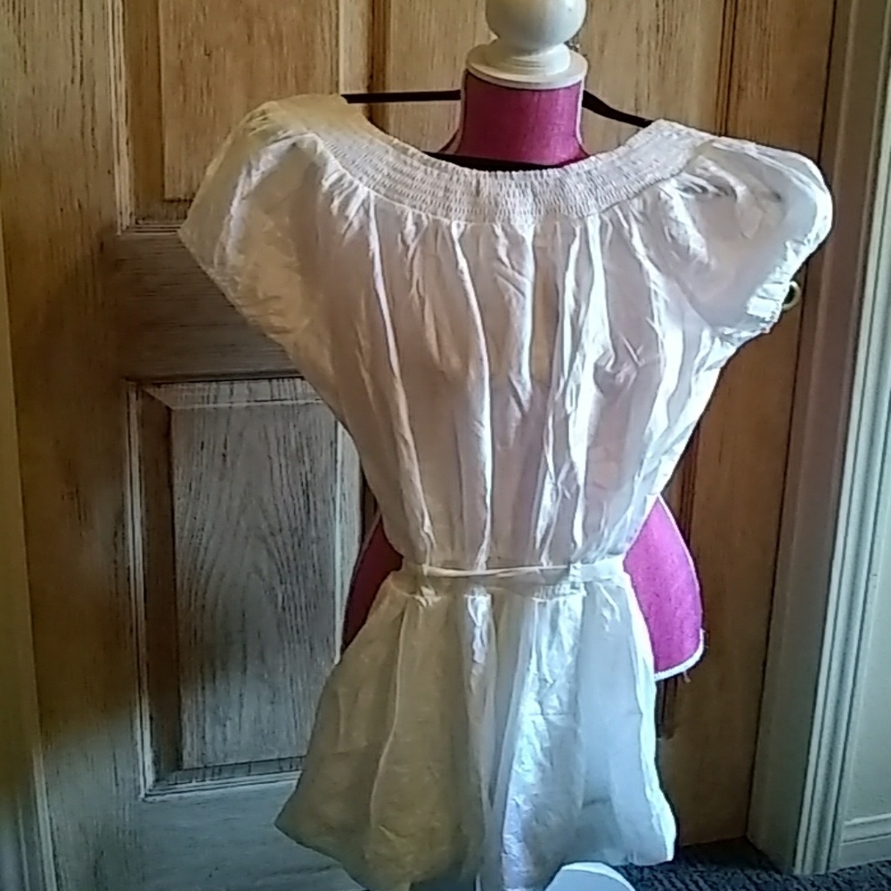Nwt Amp white short romper